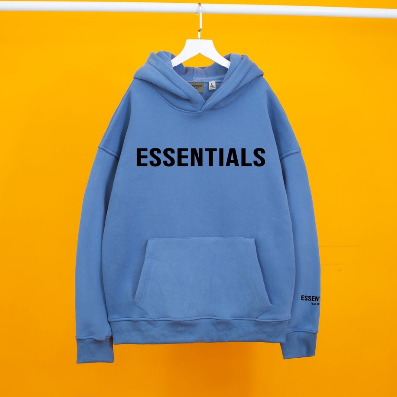 Áo nỉ hoodie Essentials In cao su nổi Soreno shop , áo nỉ bông unisex nam nữ HD01