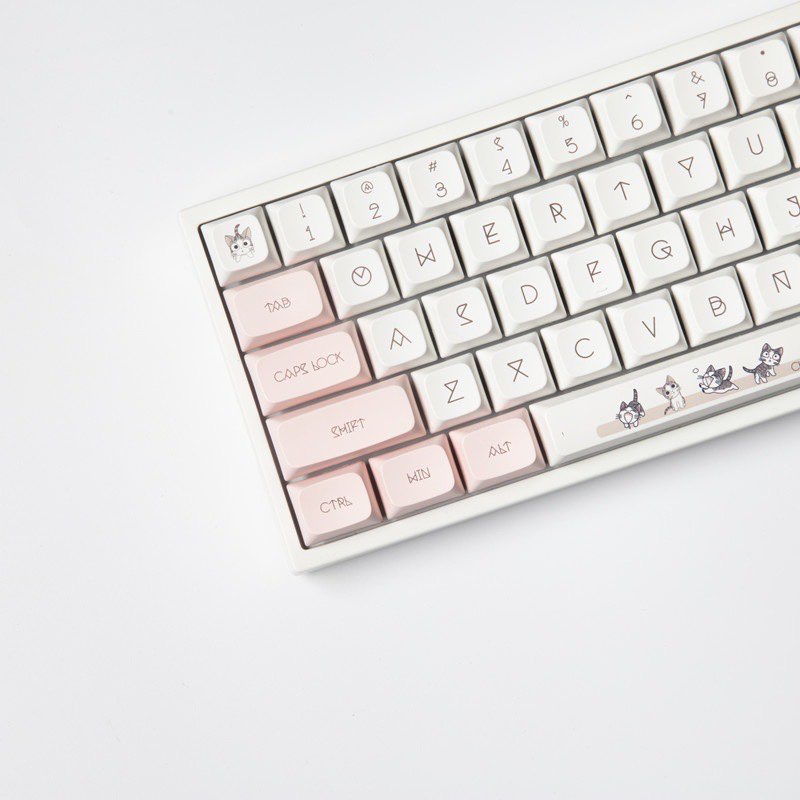 Keycap mèo chii / meo meo / xda/ 137 phím