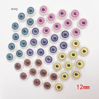 ♞12mm Colored Doll Eyes Eyeballs DIY Craft Dollhouse Accessory for Reborn Making