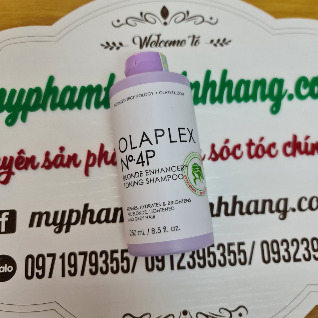 DẦU GỘI TÍM KHỬ VÀNG OLAPLEX NO 4P 250ML