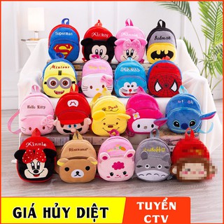 E96 Balo cho bé đi mẫu giáo balo cho bé lớp mầm lớp chồi và lớp lá từ 0-3 tuổi