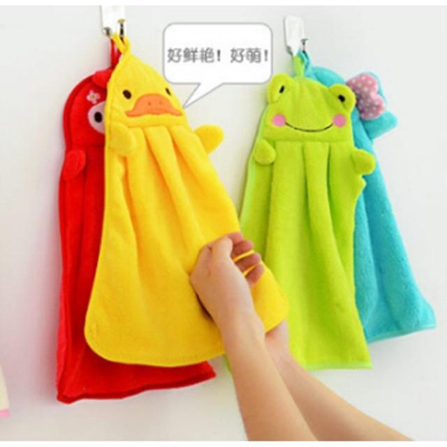 Khăn lau tay cho đôi tay khô ráo, vải cotton thấm hút nước tốt, có quai móc dùng cho nhà bếp, phòng tắm tiện dụng