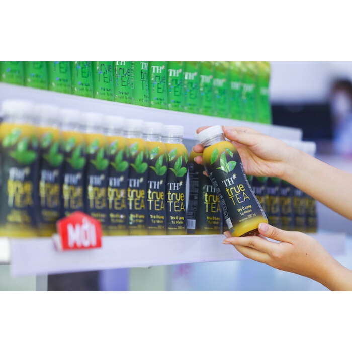 1 lọ nước Trà Xanh Vị Chanh TH true TEA 350ml