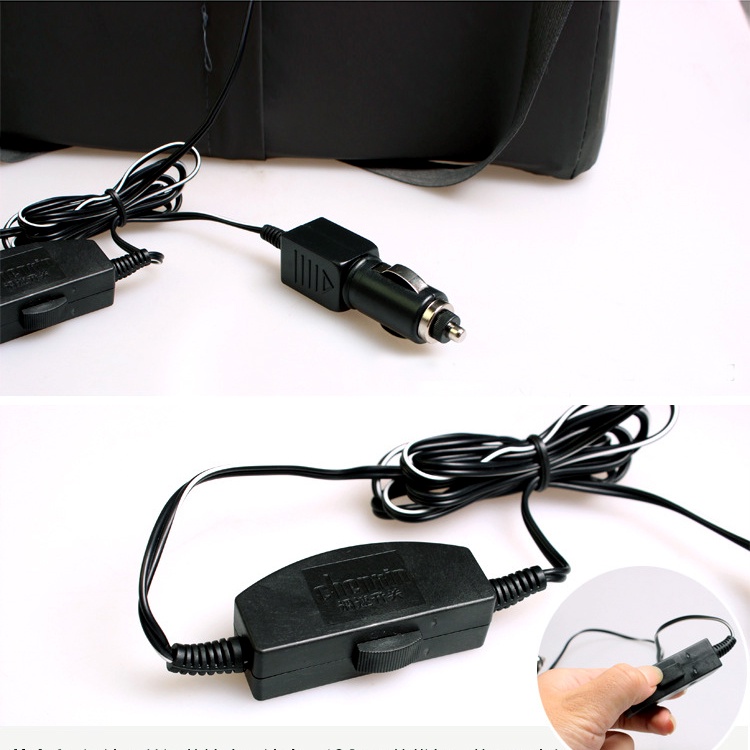 Tựa Lưng Ô TÔ có chế độ massage tự động , Gối Đệm Lót Lưng Xe Hơi Massage 2 Chế Độ - Bảo Hành 12 Tháng