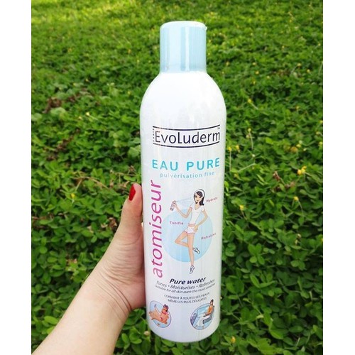 Xịt khoáng Evoluderm Atomiseur Eau Pure cấp ẩm làm dịu da chai 400ml