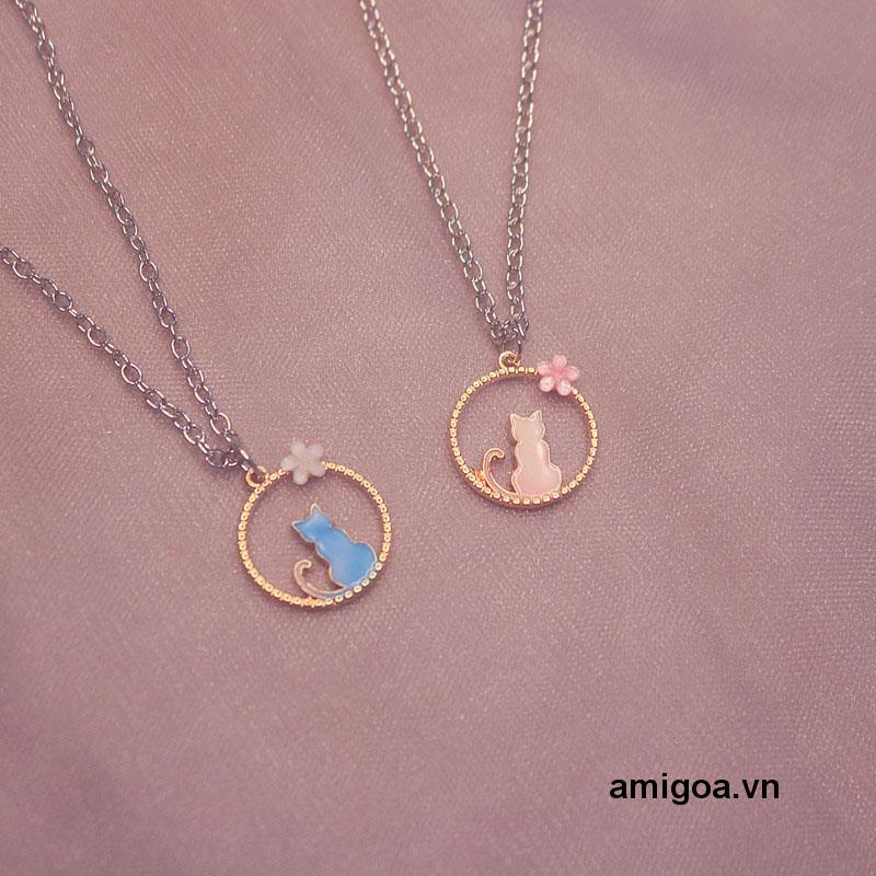 ✨✨Vòng cổ Mặt Hình Mèo Phong Cách Hàn Quốc Đơn Giản Ngọt Ngào Cho Nữ