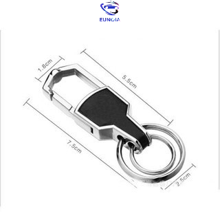 Móc khóa da cao cấp logo hãng Toyota Vios Corolla Cross Altis Innova Camry
