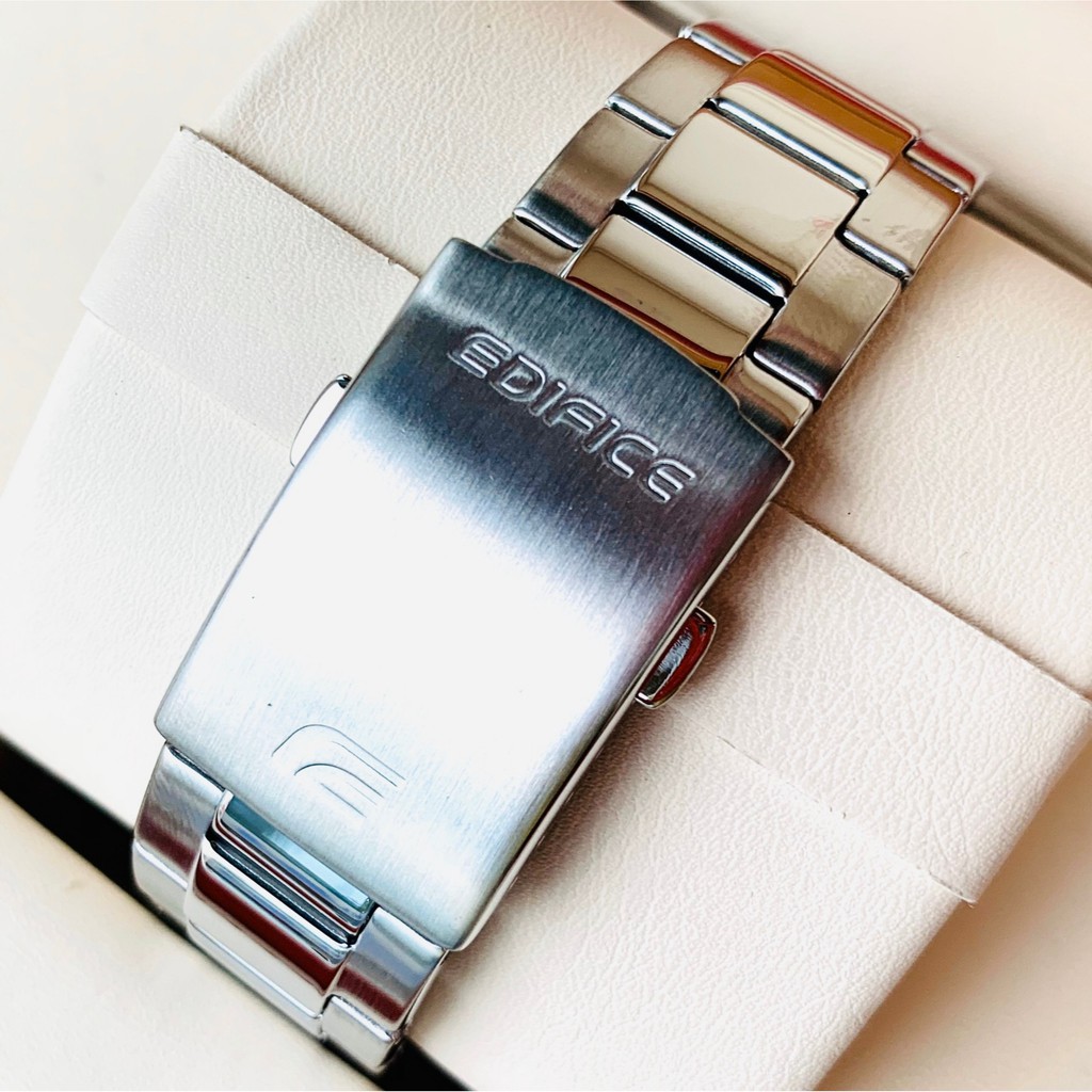 Đồng hồ Nam chính hãng Casio Edifice EFV-570D-2AVUDF Chronograph,Mặt xanh,6kim-Máy Pin Quartz-Dây kim loại-Size 43mm