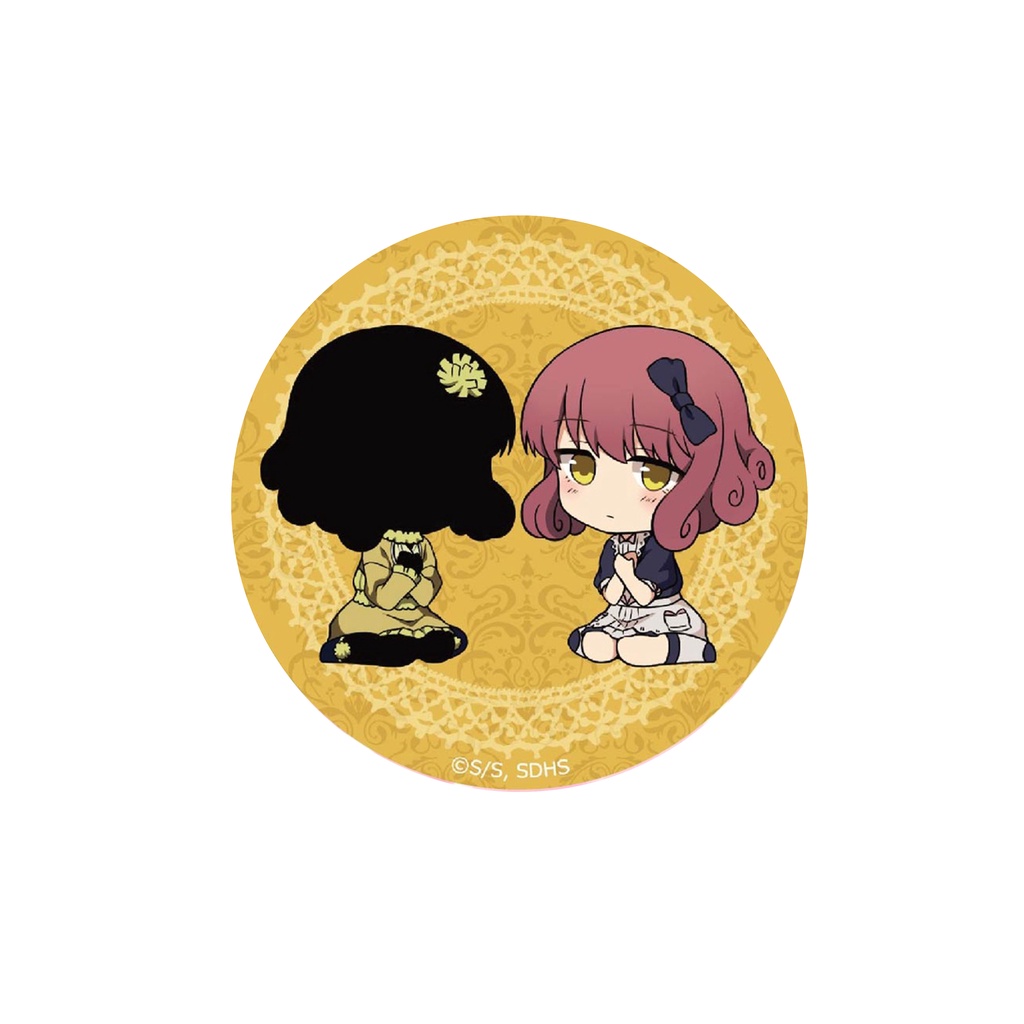 Huy hiệu cài áo IN HÌNH Shadows House ver ngồi anime chibi dễ thương tiện lợi