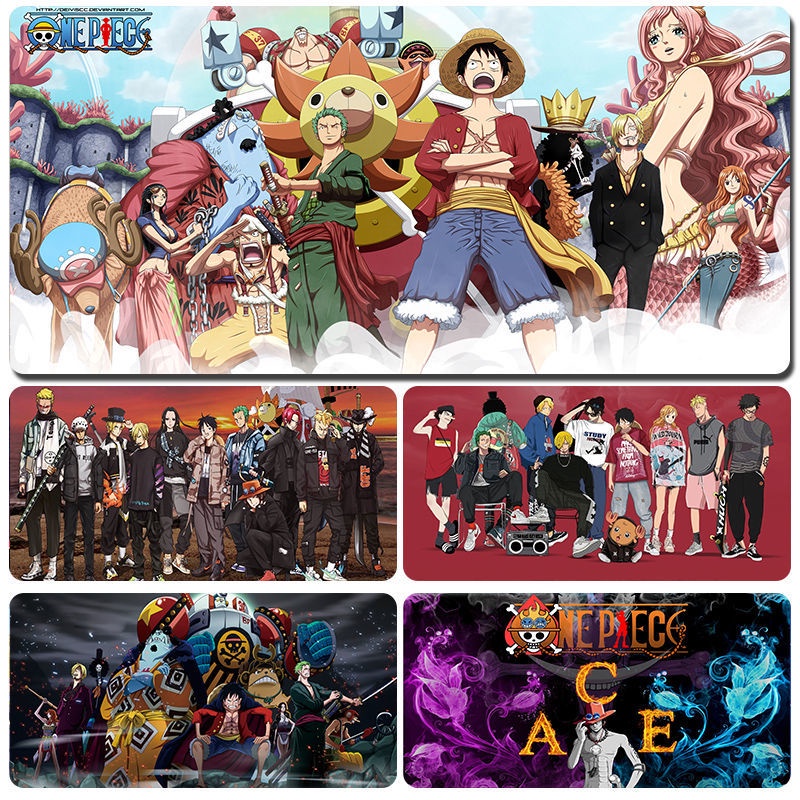 ONE PIECE anime pad chuột lớn Miếng Lót Chuột, Bàn Di Chuột