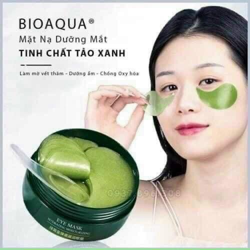 Hộp 60 Miếng Mặt Nạ Dưỡng Mắt, Giảm Quầng Thâm, Bọng Mắt, Nhăn Mắt Của Bioaqua | BigBuy360 - bigbuy360.vn