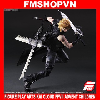 [FMSHOPVN] FIGURE PLAY ARTS KAI CLOUD FFVII ADVENT CHILDREN BOOTLEG MÔ HÌNH NHÂN VẬT