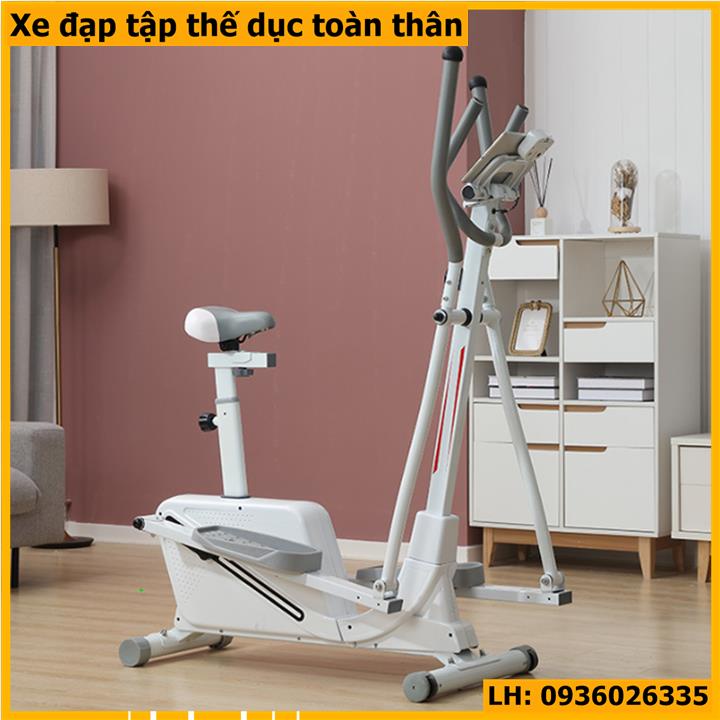 Xe đạp tập thể dục toàn thân, máy tập thể dục tại nhà giảm mỡ, tăng cường sức khỏe