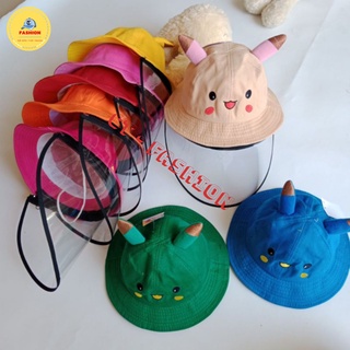 Nón chống dịch bắn, cản bụi Bé PiKaChu đeo kính cho bé