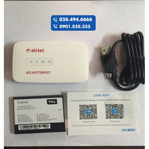 Bộ phát Wifi 4G Airtel MW40 - 15 user.