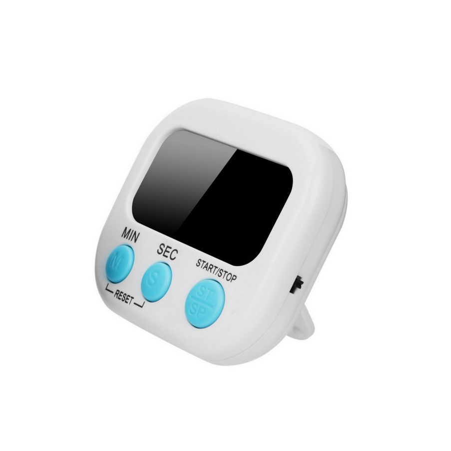 Đồng hồ bấm giờ đếm ngược Mini để bàn hẹn giờ chống quên có chuông báo học tập nấu ăn, hút nam châm J17 MONASO