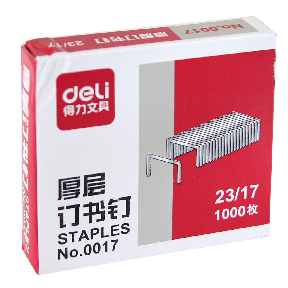 LÕI GHIM 23/17 – DELI – 0017 (tối đa 140 tờ)