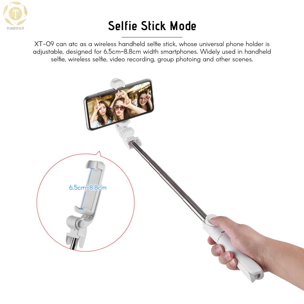 Gậy Chụp Ảnh Selfie 5 Trong 12 Giờ Kèm Điều Khiển Từ Xa 10m Cho Iphone Samsung Huawei Xiaomi