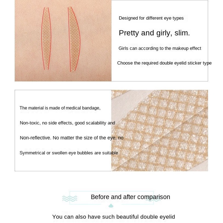 Set 120 miếng dán kích mí trong suốt tự dính tiện lợi | BigBuy360 - bigbuy360.vn