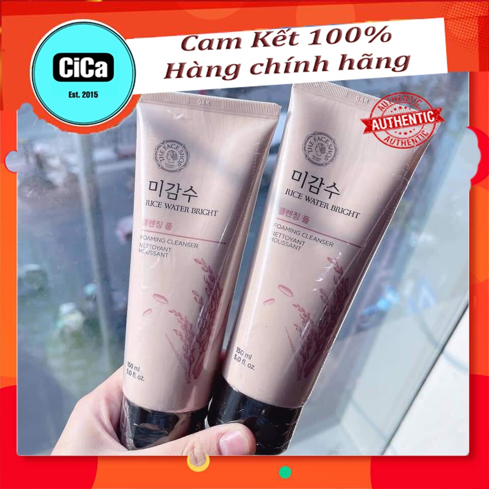 Sữa Rửa mặt Gạo Hồng TheFaceShop -150ml-100ml