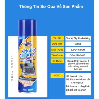 BÌNH XỊT VỆ SINH NHÀ BẾP KITCHEN CLEAN