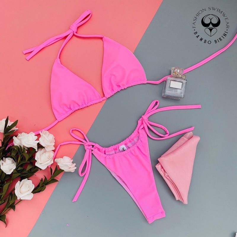 BIKINI HAI MẢNH TRƠN KÈM KHĂN,bambobikini sexy | BigBuy360 - bigbuy360.vn
