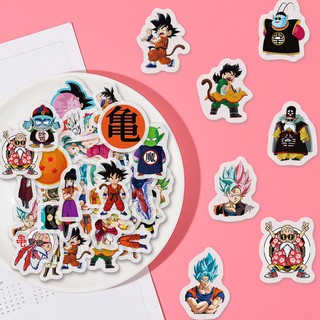 40 PCS Japan Anime Dragon Ball Stickers Waterproof PVC Diary Scrapbooking Notebook Decoration Paper Sticker