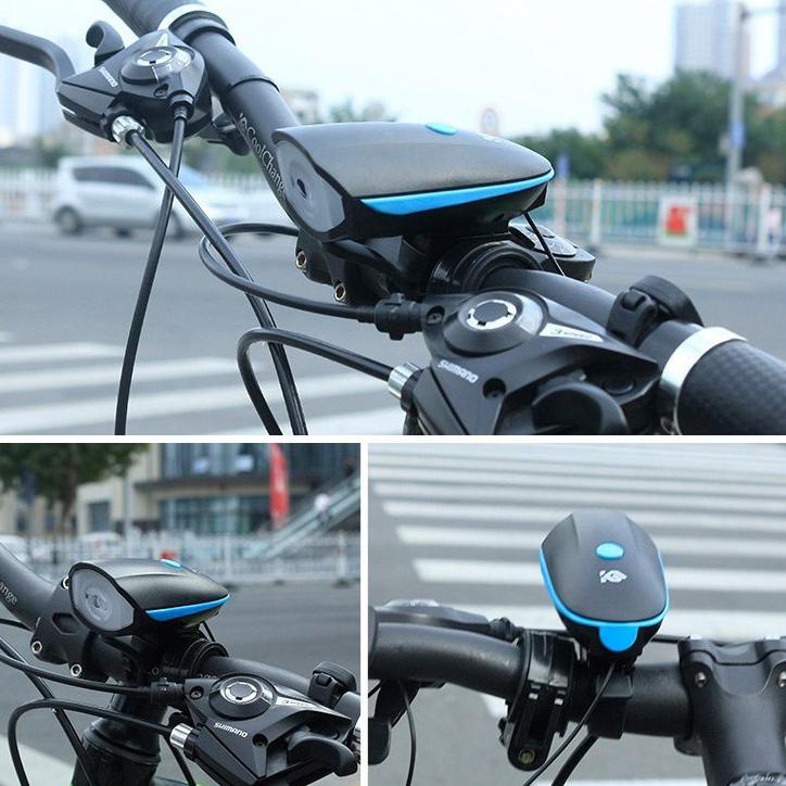 Còi xe đạp Against 7588 5 tiếng chống thấm nước sạc USB