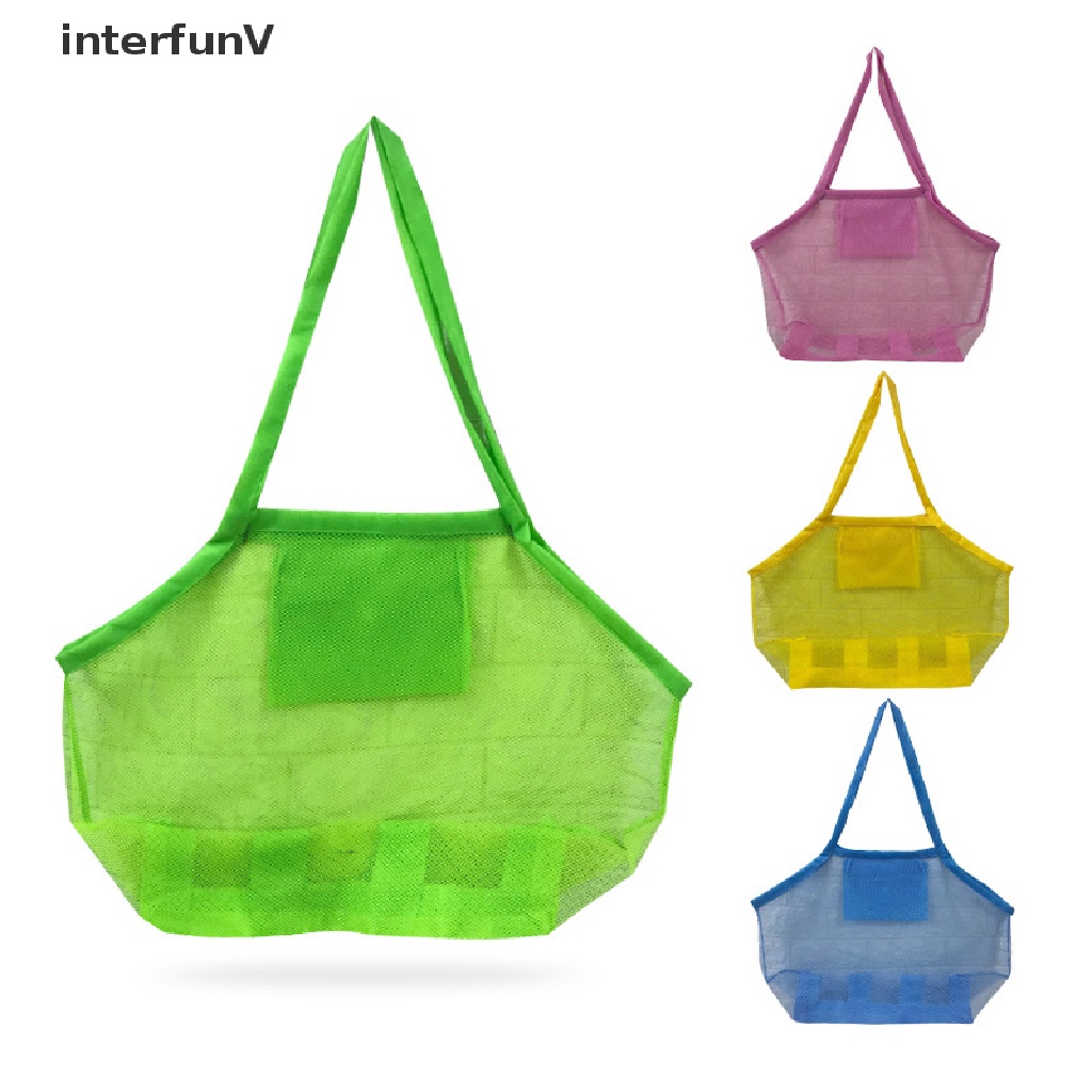 [InterfunV] Túi Lưới Đựng Quần Áo Trẻ Em Đi Biển Ngoài Trời Gấp Gọn Được [Mới]