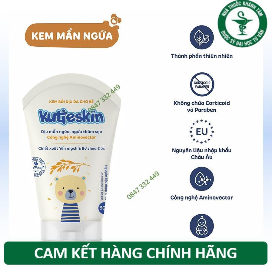 Kutieskin 30gr giành cho da Bé bị muỗi đốt côn trùng cắn