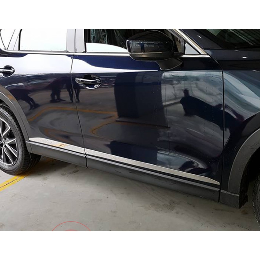 Nẹp Sườn Xe Mazda CX5 2023-2018 Mạ Crom Cao Cấp