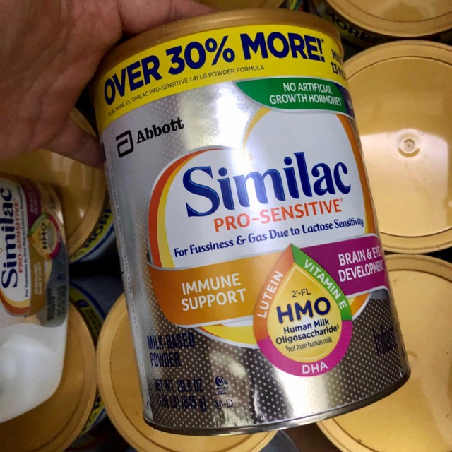 Sữa Similac Pro Sensitive 845g nhập Mỹ