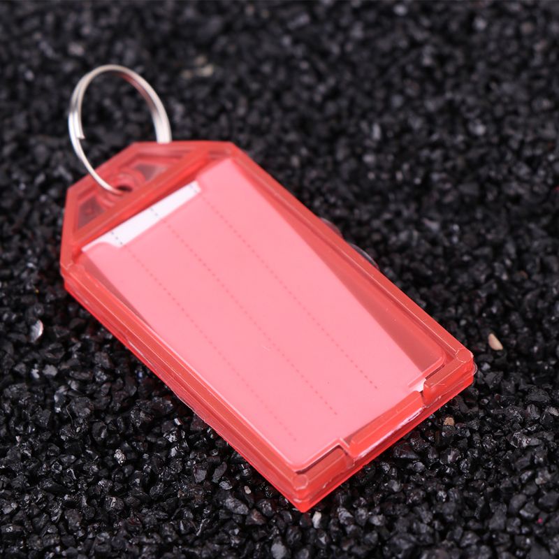 Set 50 Móc Khóa Gắn Thẻ ID Bằng Nhựa