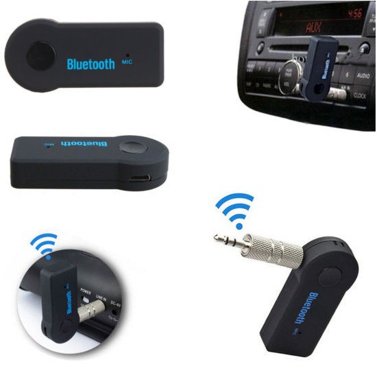 [Mã ELFLASH5 giảm 20K đơn 50K] Car Bluetooth Music thiết bị nhận Audio trên xe hơi kết nối điện thoại