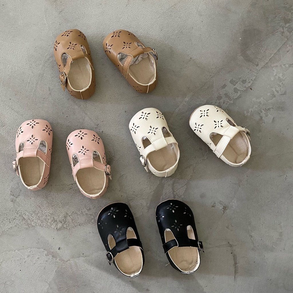 Giày tập đi cho bé chống trơn trượt 4 màu 809