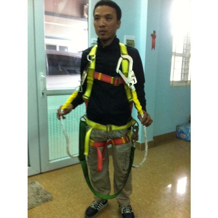 Dây bảo hộ toàn thân hai móc lớn có chống sốc