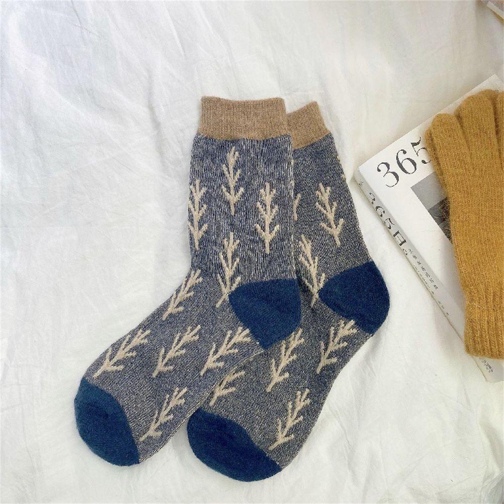 Vớ Cotton Họa Tiết Nhánh Cây Thời Trang Cho Nữ