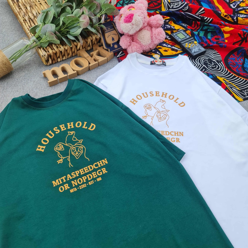 Áo phông áo thun nam nữ tay lỡ from rộng freesize chất cotton mẫu khách chọn mokishop