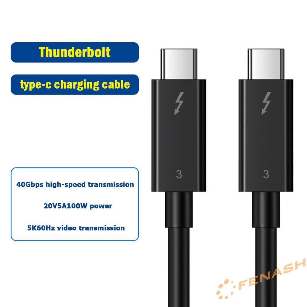 Cáp Chuyển Đổi 2.3ft Thunderbolt 3 40gbps 100w 5k 60hz Usb C Sang Usb C