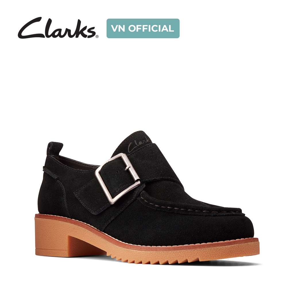 Bốt thời trang nữ CLARKS Eden Mid Monk màu đen