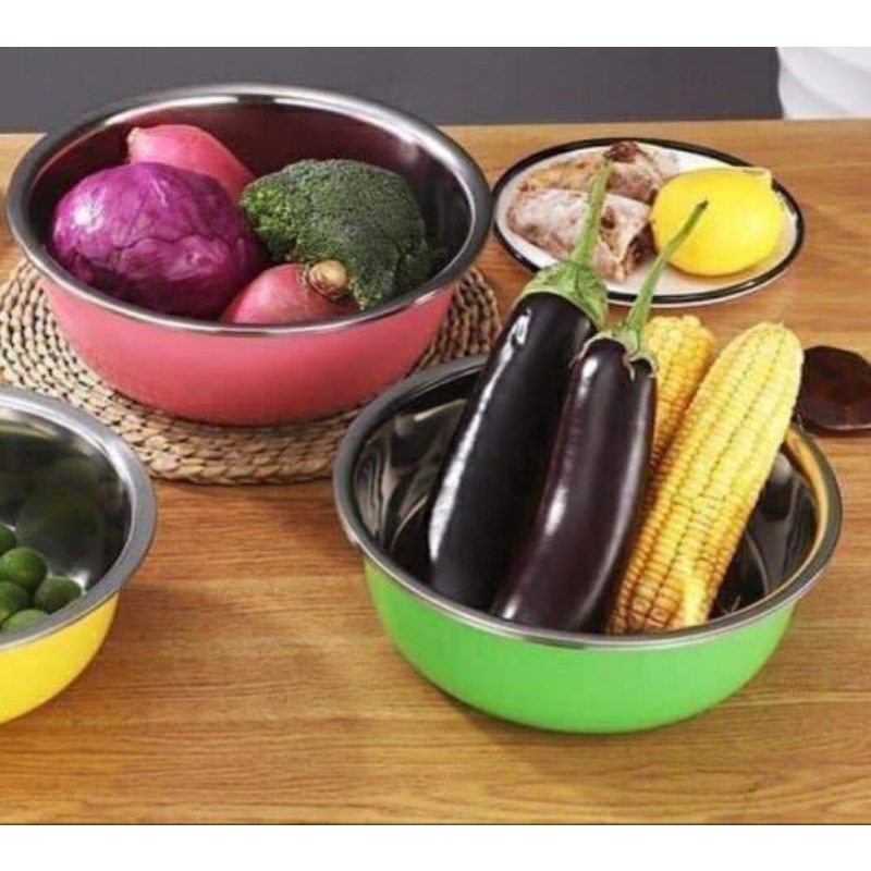 BỘ 3 ÂU INOX MÀU SẮC