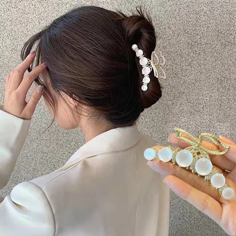 Kẹp Tóc Hình Bướm Đính Đá Thời Trang Cho Nữ