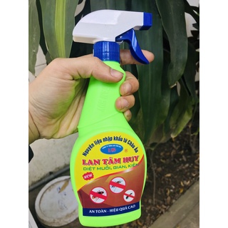 Thuốc xịt kiến ba khoang Lan Tâm Huy 350ml diệt muỗi kiến ba khoang hiệu quả an toàn chai xịt cầm tay