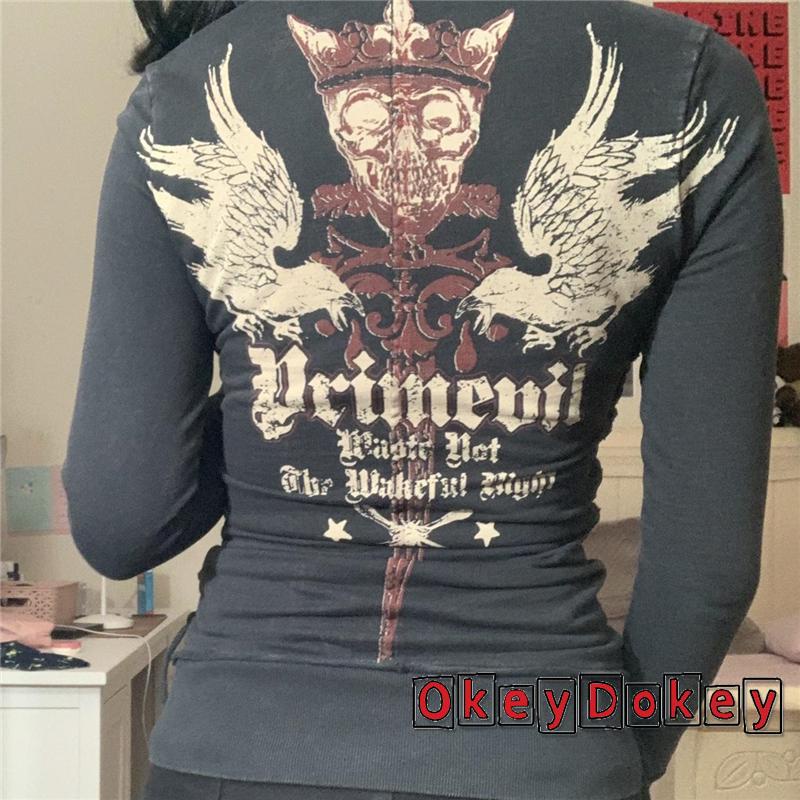 Áo Khoác Mùa Thu Tay Dài Có Khóa Kéo Có Mũ Trùm Dây Chéo Bên Hông Cho Nữ