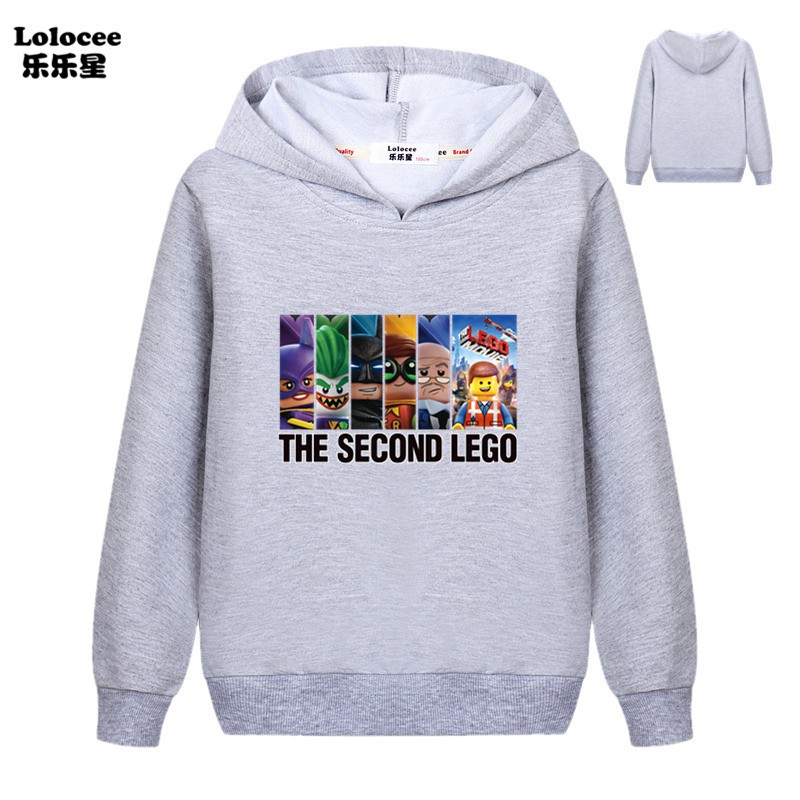 LEGO Áo Hoodie Dài Tay In Họa Tiết Phim The Second Dành Cho Bé Trai