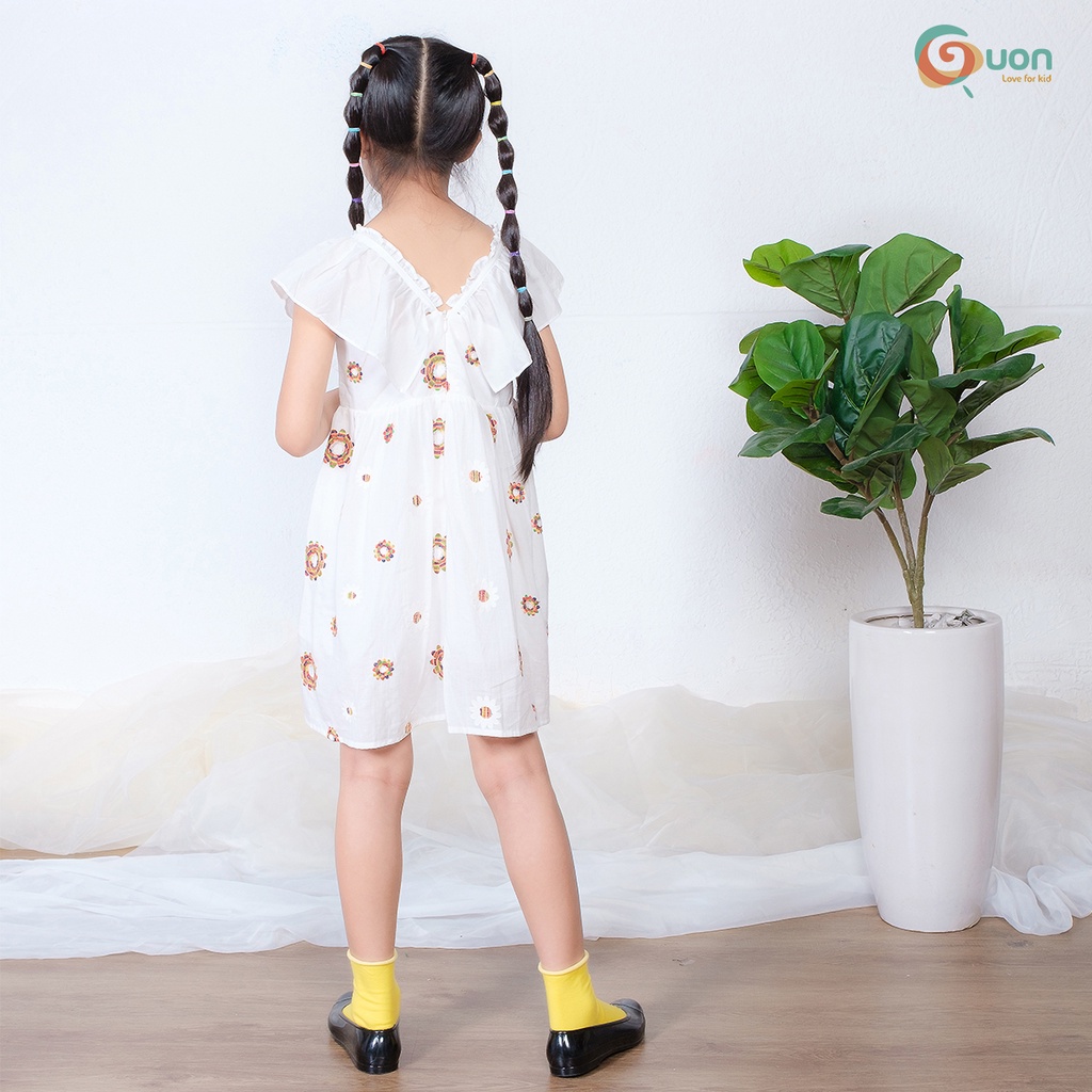 Váy bé gái từ 11 - 41kg vải cotton thoáng mát Tiểu Mai - GUON