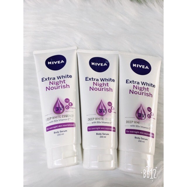 Serum dưỡng thể nivea ban đêm 180ml