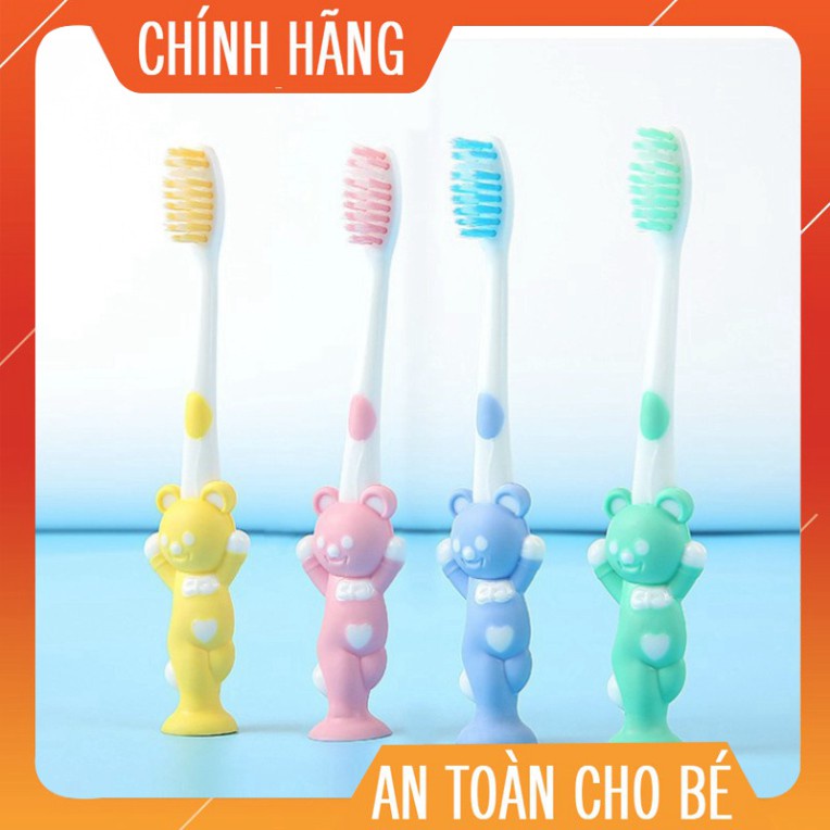 bàn chải đánh răng trẻ em hình thỏ xuất nhật siêu mềm cho bé tina9