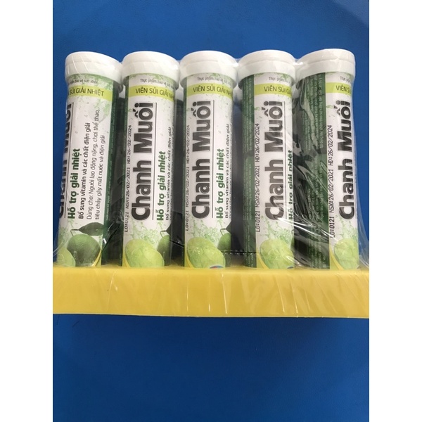 C sủi Chanh Muối tub 20 viên