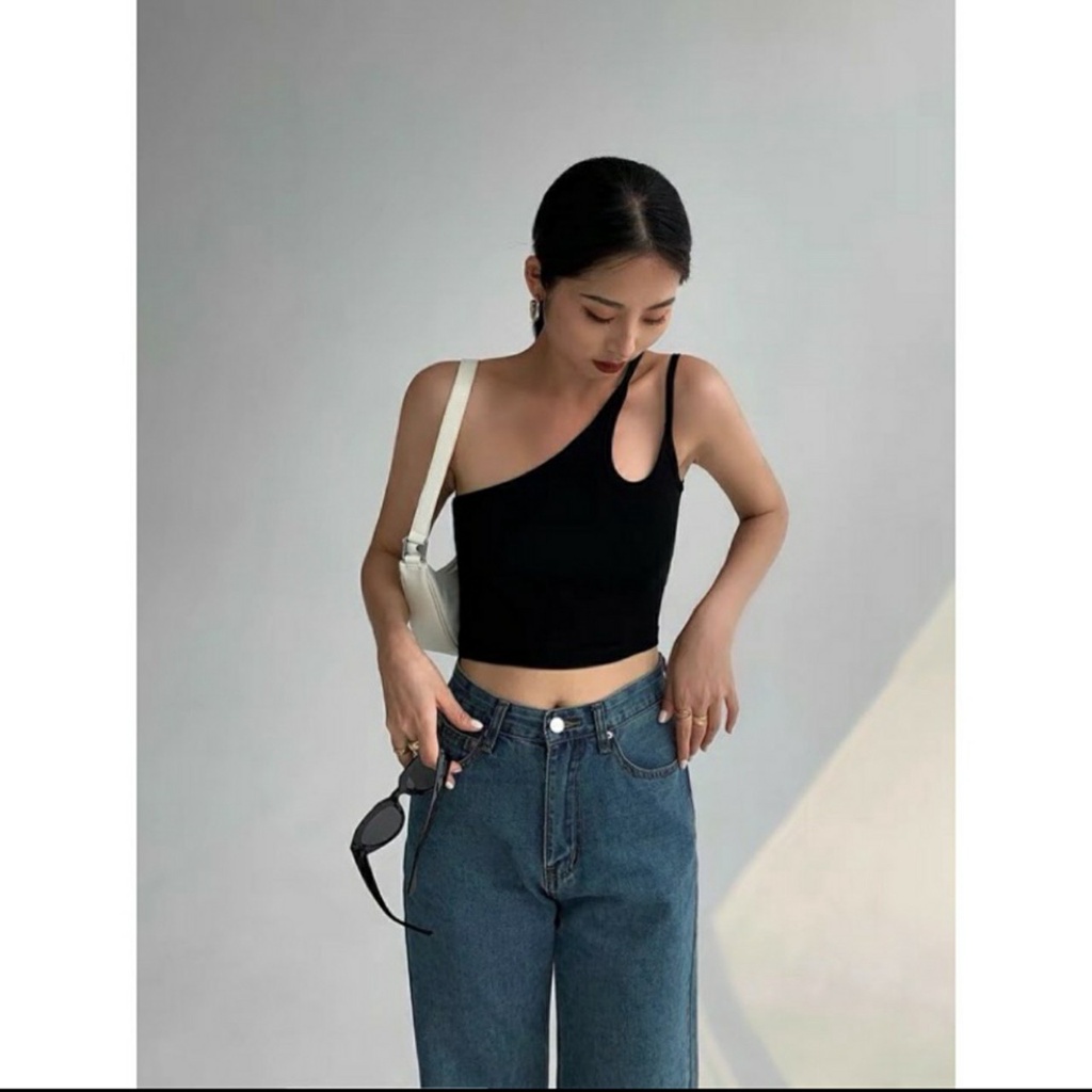 Áo Hai Dây 🌸FREESIZE🌸 Chất Đẹp, Vải Thun Cotton Co Giãn Tốt, Dáng Ôm, Có Thể Điều Chỉnh Tự Do